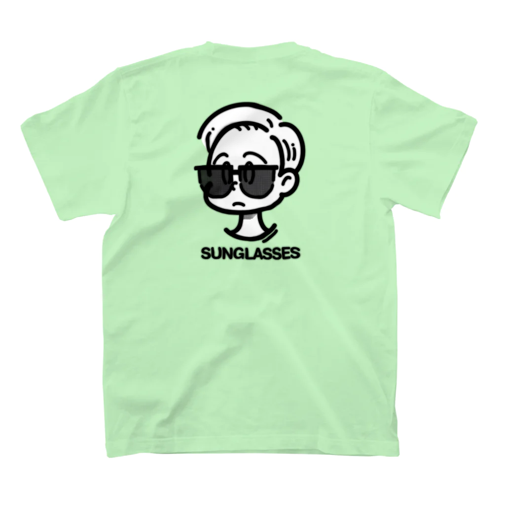 kawamaki / イラストレーターのSUNGLASSES_2 スタンダードTシャツの裏面