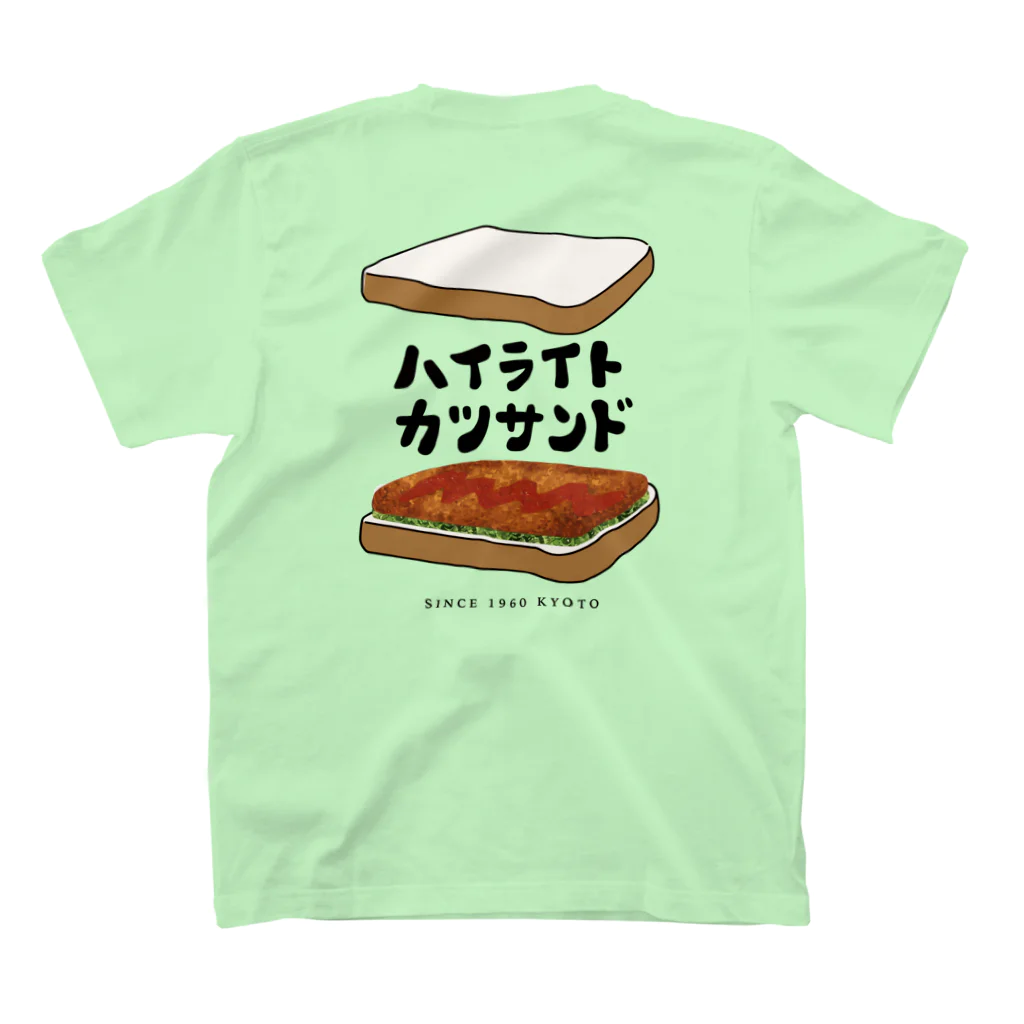 DELI BALI STORESの[DELI BALI] X [ハイライトカツサンド] Wネーム スタンダードTシャツの裏面