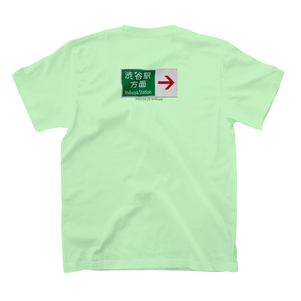 オカダちゃんの【両面】2022.04.29 渋谷 A スタンダードTシャツの裏面