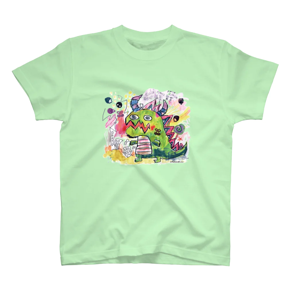 Gemo こうだともこの怪獣グオグオ スタンダードTシャツ