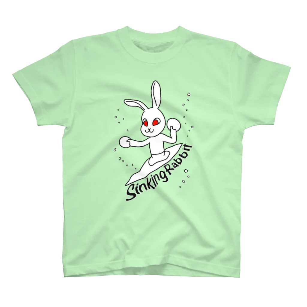 deepsterのSinkingRabbit スタンダードTシャツ