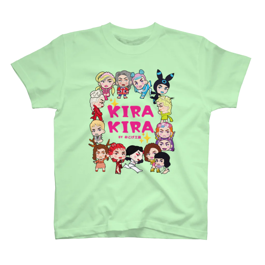 キラキラ参上のKira Kira (Kawaii Chibi) Regular Fit T-Shirt