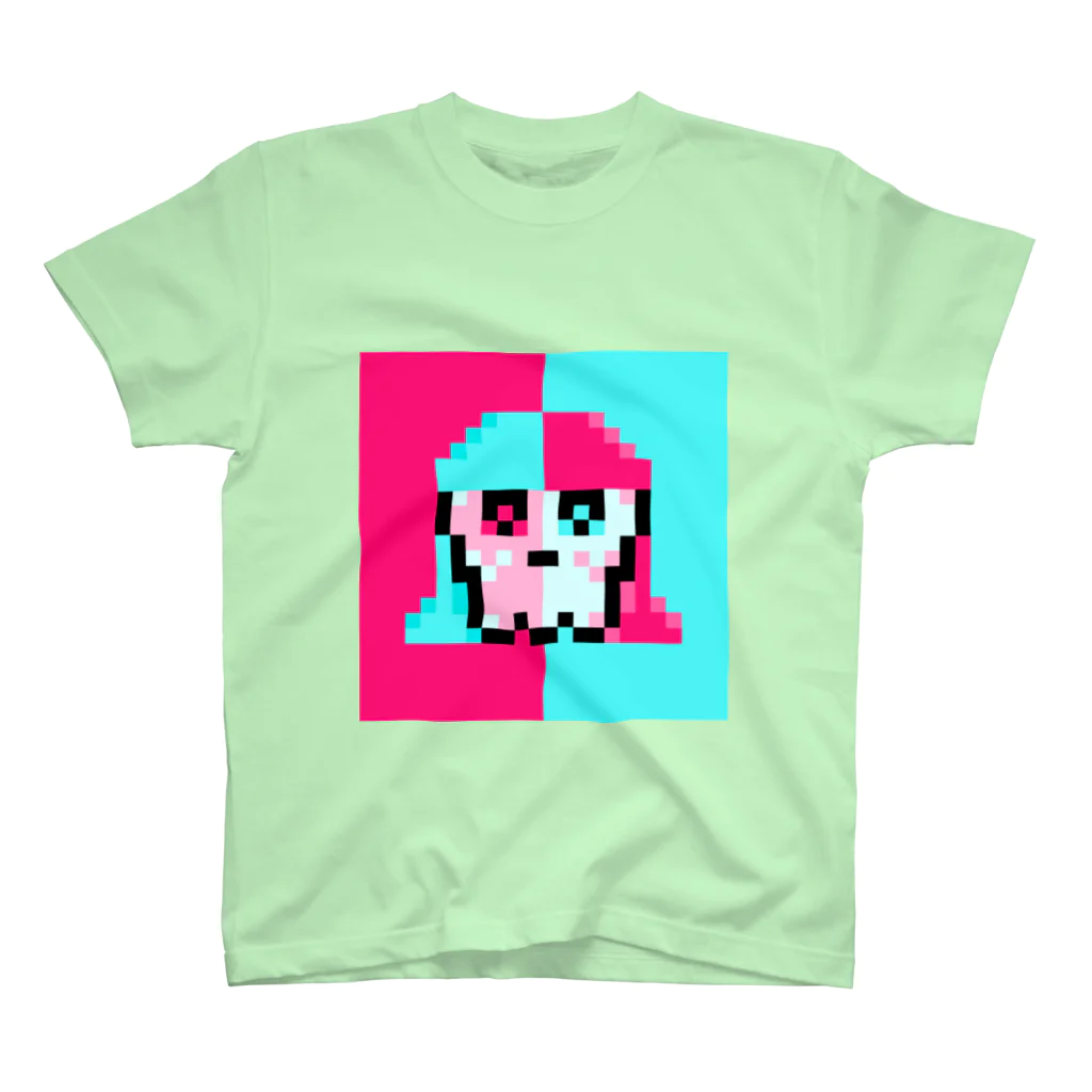 ᵗᵒˡᵘのKawaii SKULL #140 スタンダードTシャツ