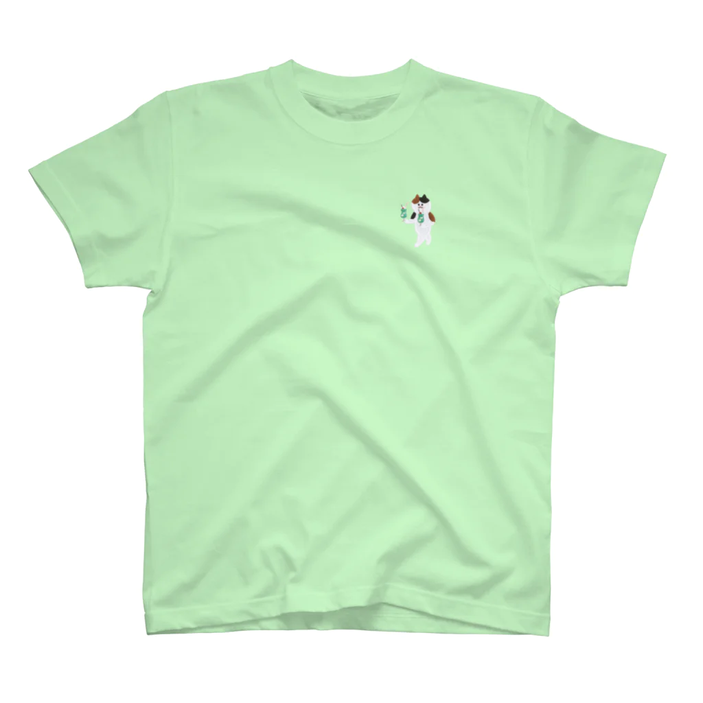 SUIMINグッズのお店の喫茶店の猫（クリームソーダアルバイター） Regular Fit T-Shirt