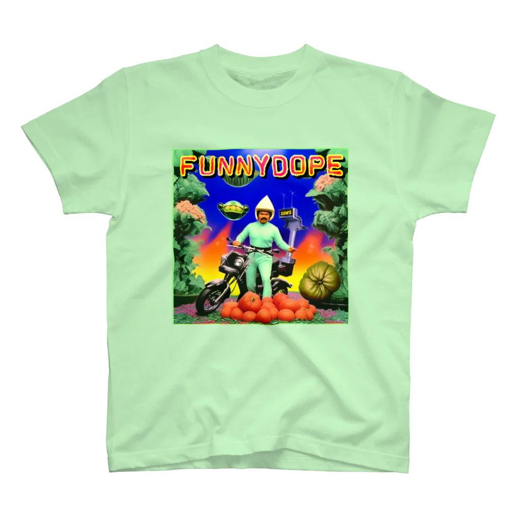 THE FUNNYDOPE SHOPのFunnydopeおじさん01 Regular Fit T-Shirt