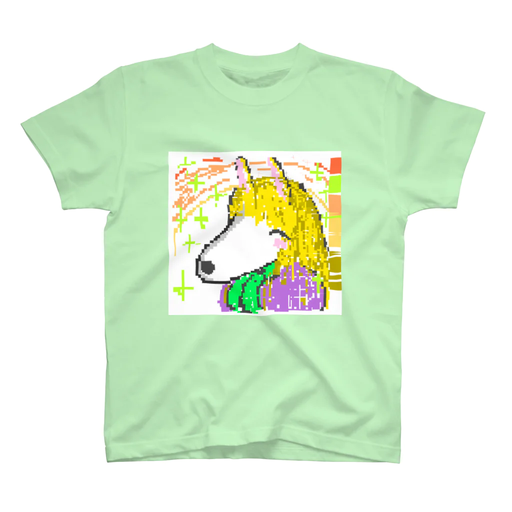 抱っこなどのふれあいのけもふし゛ん Regular Fit T-Shirt