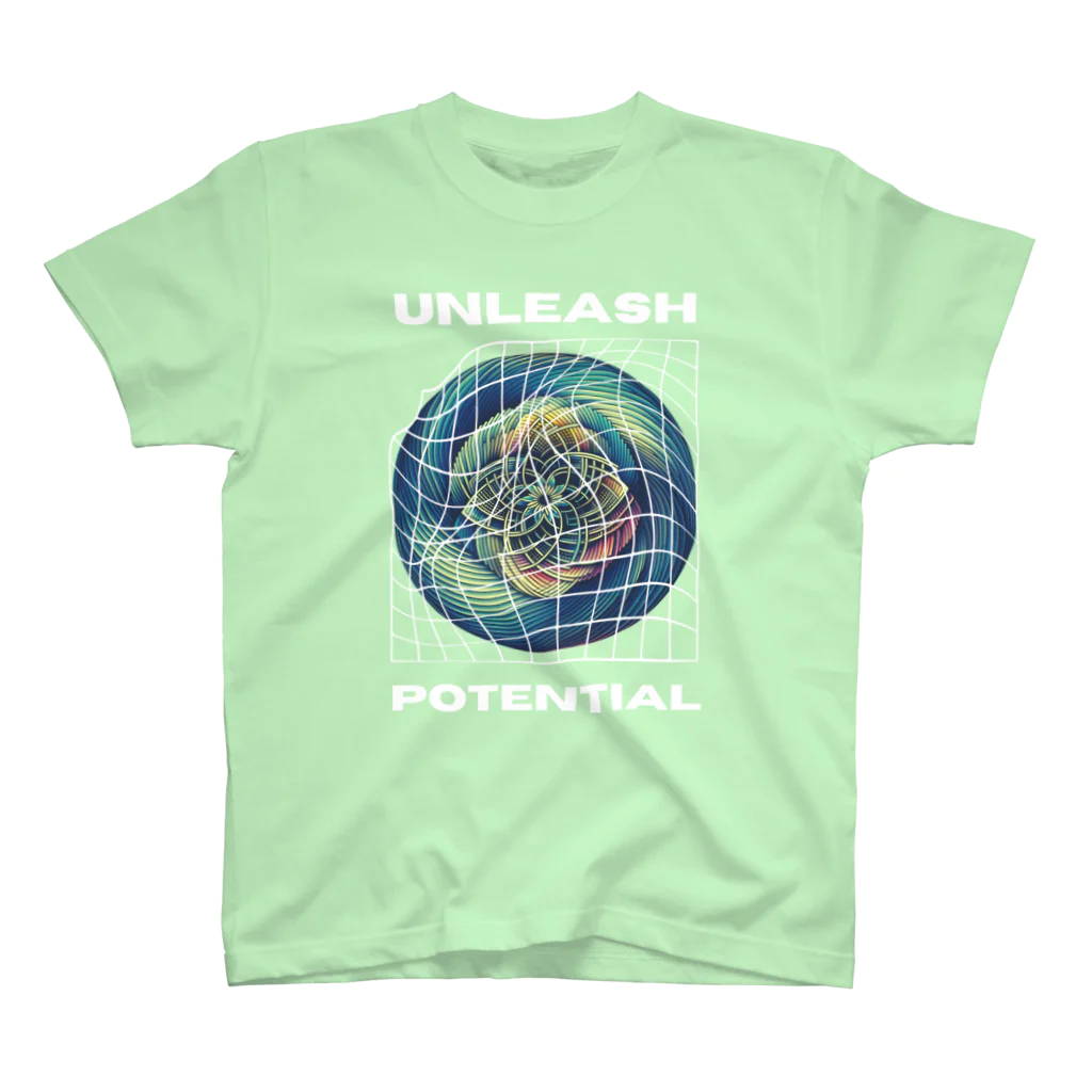 NeoNestの"Unleash Potential" Graphic Tee & Merch Regular Fit T-Shirt