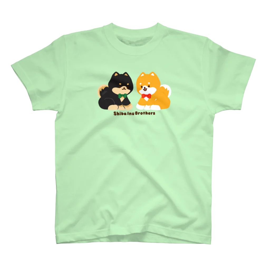 7kuma工房の柴犬兄弟 Regular Fit T-Shirt