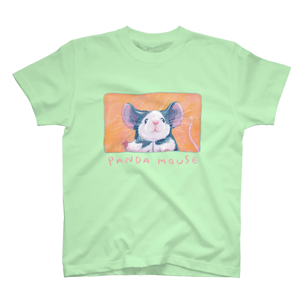 よふかしパーティーのパンダマウスちゃん Regular Fit T-Shirt