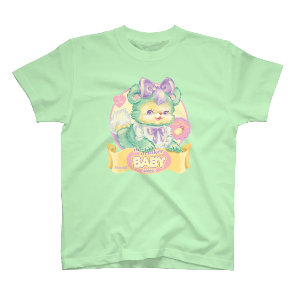 Ms LUTRAのMelancholy Minty  Regular Fit T-Shirt