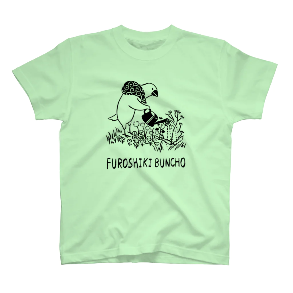 ふろしき文鳥のお店のふろしき文鳥ガーデン Regular Fit T-Shirt