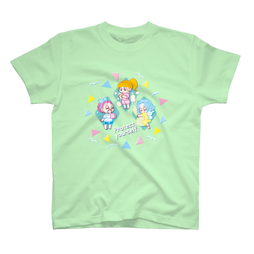スタジオ・キーストンのprotect yourself shirt スタンダードTシャツ