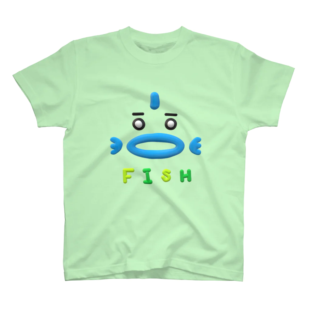 ４４４４の３D　人面魚 Regular Fit T-Shirt