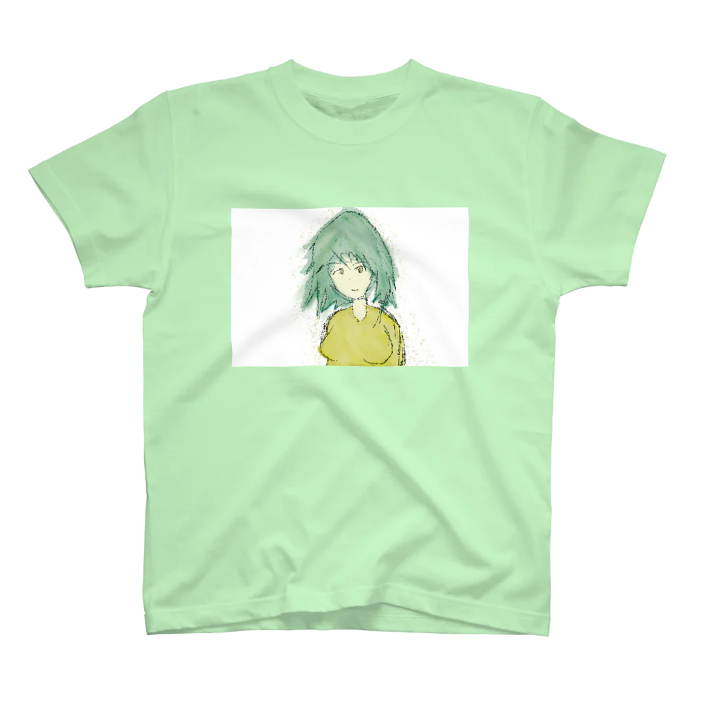 水草の粒子ガール Regular Fit T-Shirt