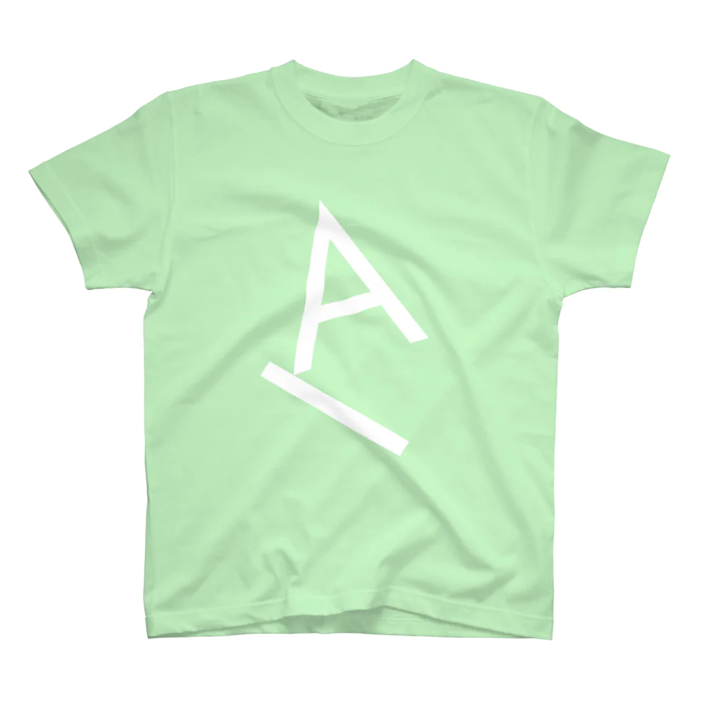 菅原商店 - Bread LabelのType Gravity - A (White) Regular Fit T-Shirt