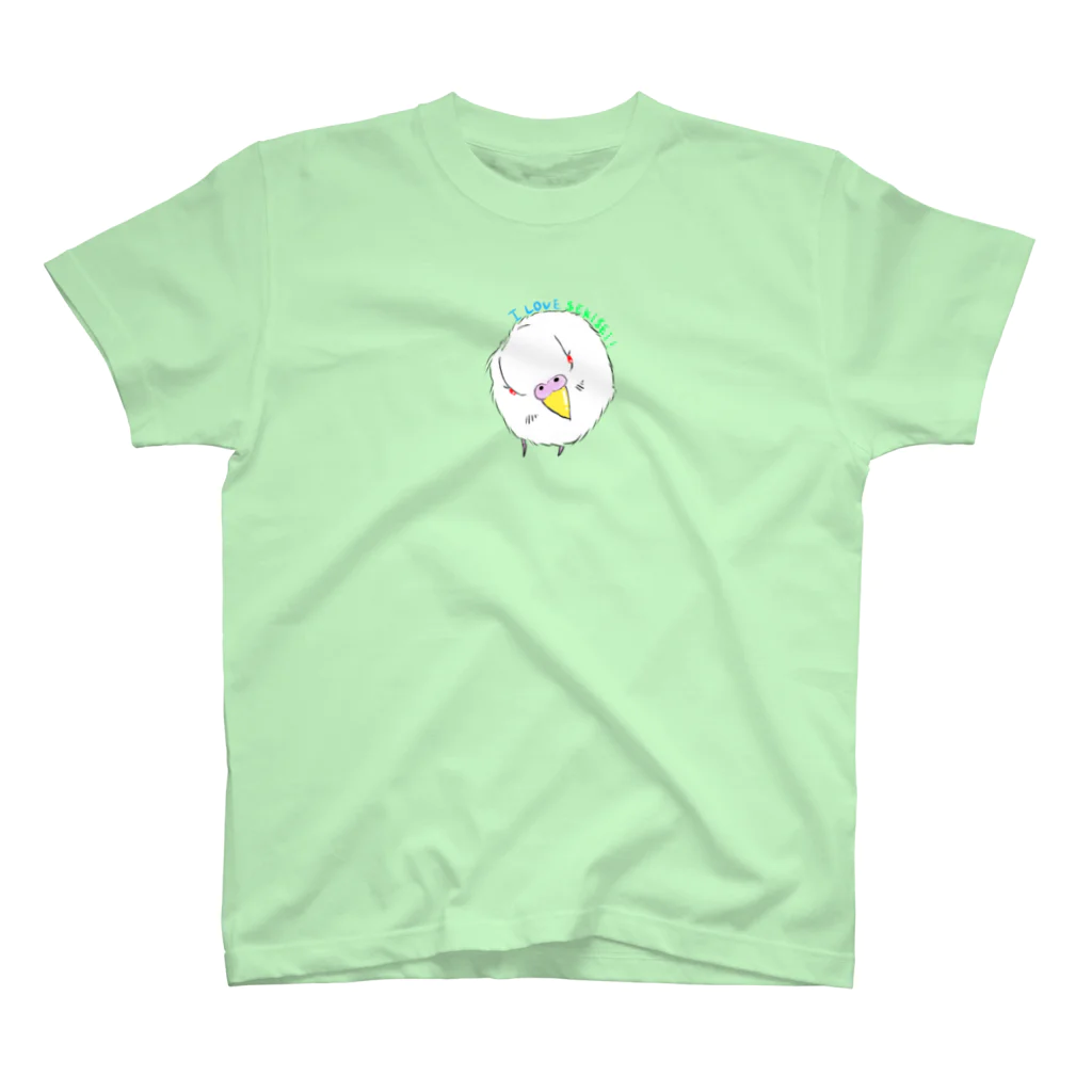 ソラハルインコ♡のセキセイインコ アルビノ Regular Fit T-Shirt