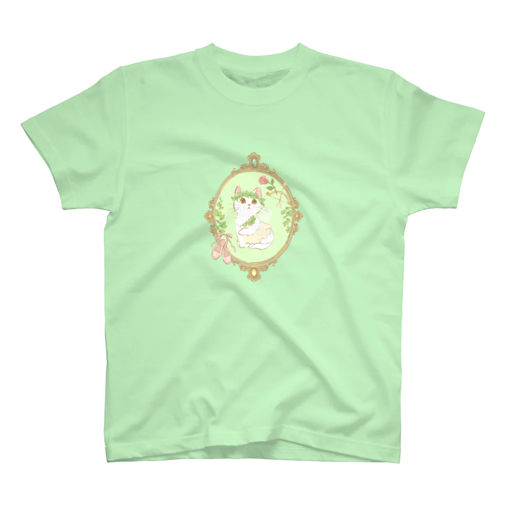 ermineの猫バレエ🐈キューピッド スタンダードTシャツ