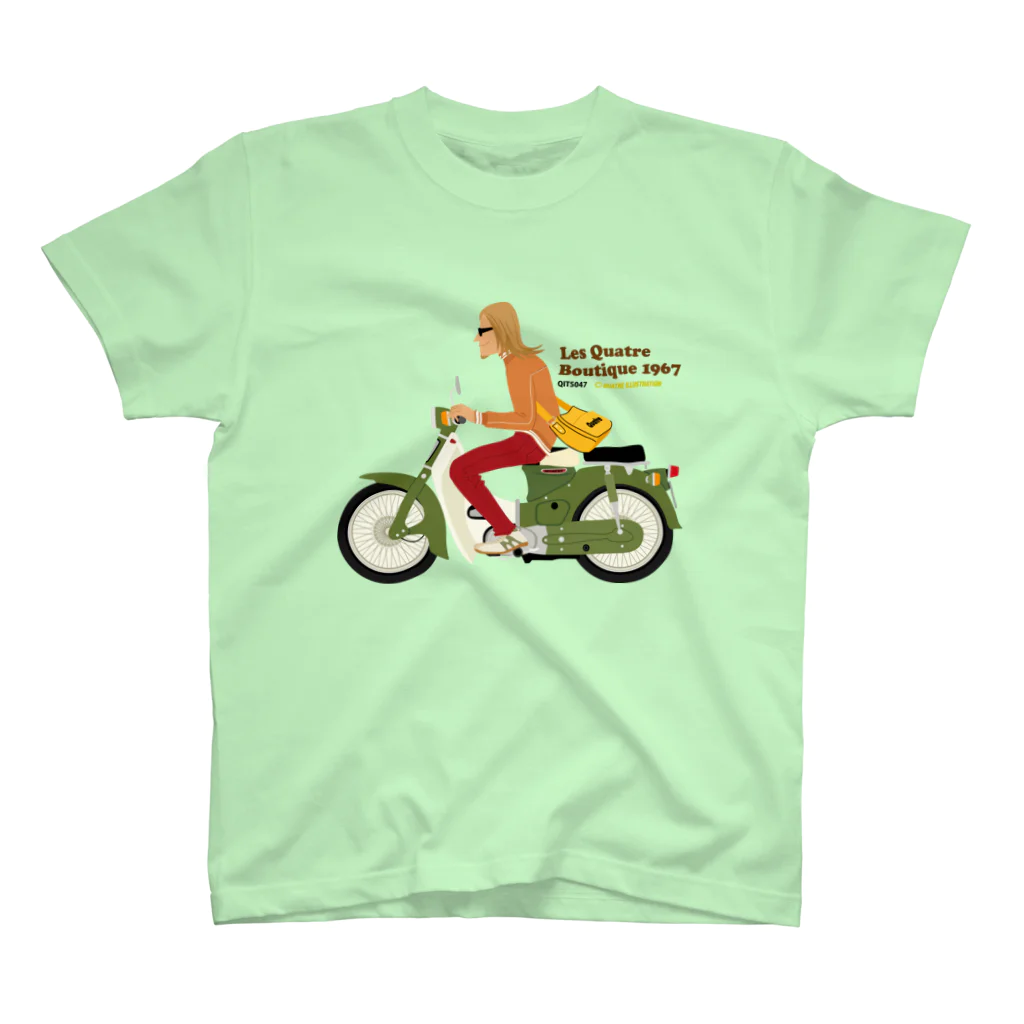 Quatre IllustrationのLQB1967_05_オートバイ スタンダードTシャツ