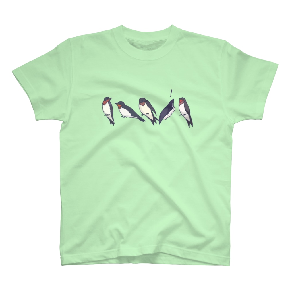 ヤマノナガメのツバメと茄子寿司 T-Shirt