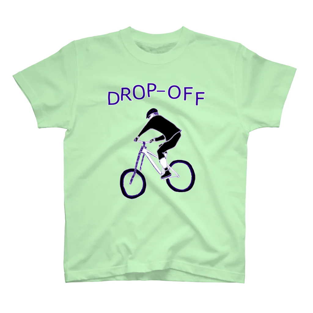 NIKORASU GOのMTBデザイン「DROPOFF」 Regular Fit T-Shirt