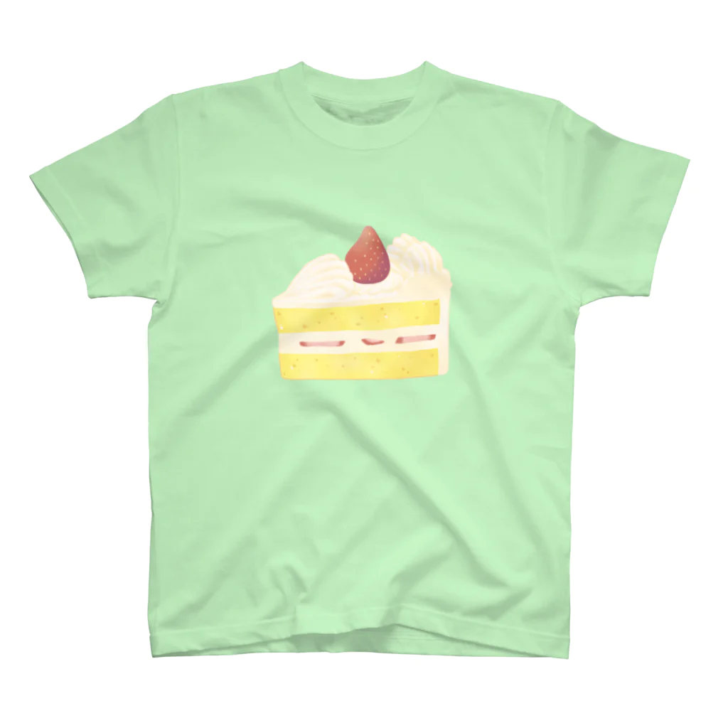 なみわさのアトリエのいちごのショートケーキ スタンダードTシャツ