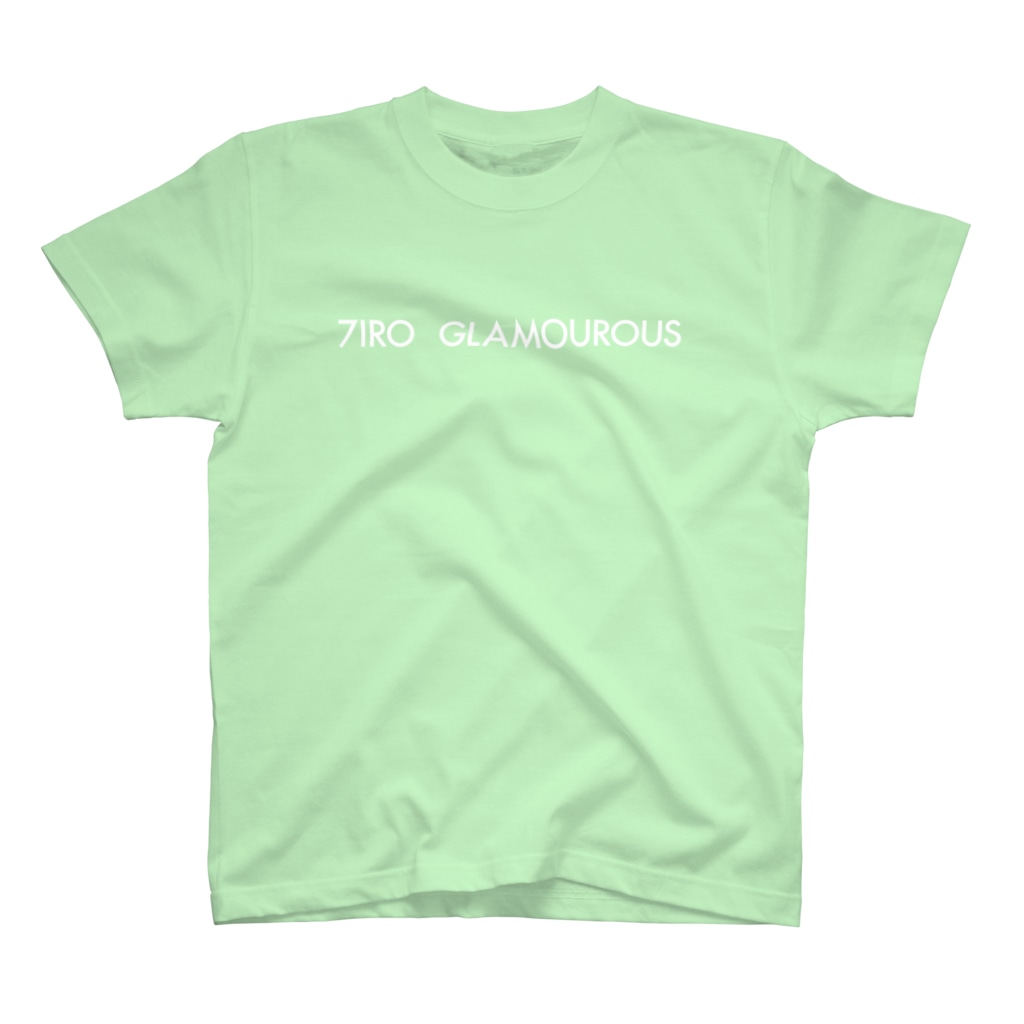 7IRO GLAMOUROUSの※ノエルなし白文字 7IRO GLAMOUROUSシンプルロゴ  Regular Fit T-Shirt