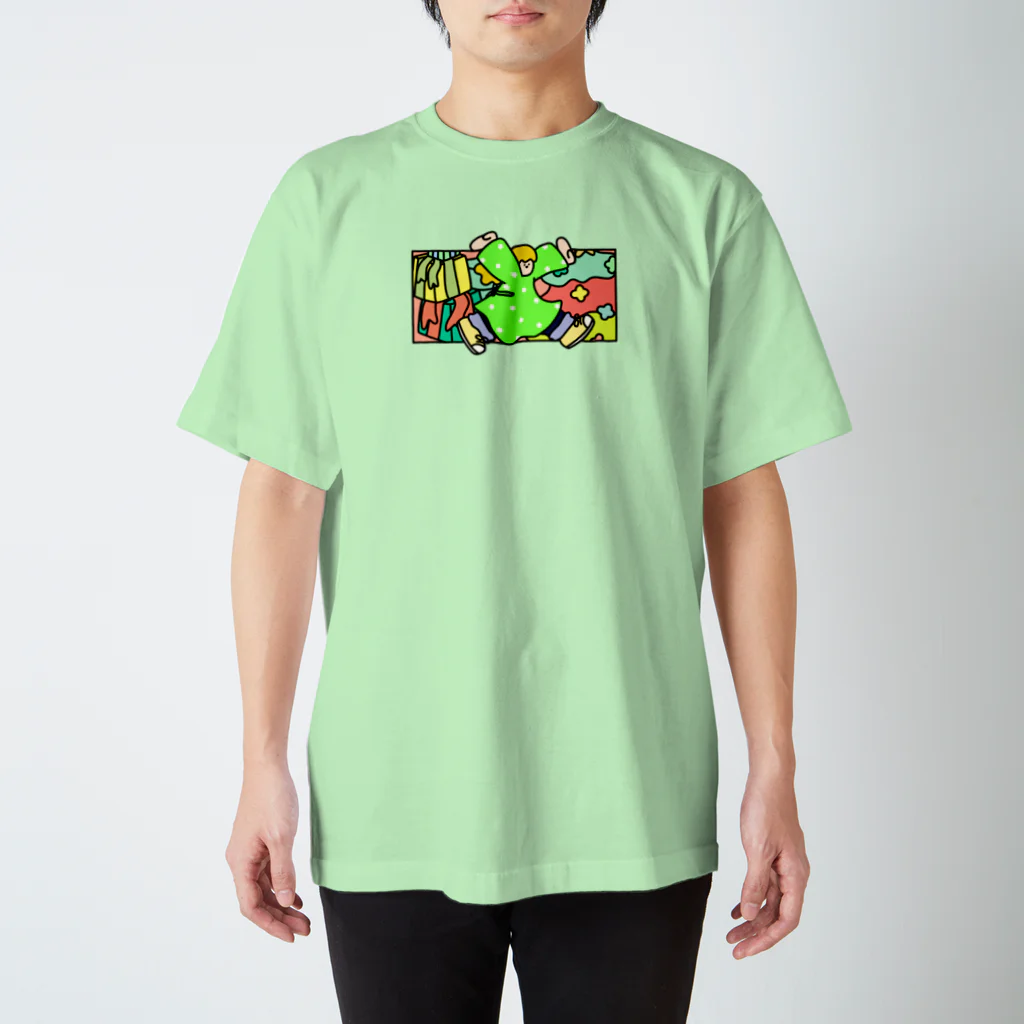 よもぎたけのこのXの女の子（前） Regular Fit T-Shirt