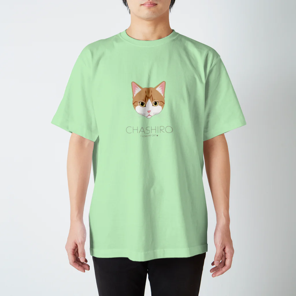 Baby Tigerのねこラブ・茶白 Regular Fit T-Shirt