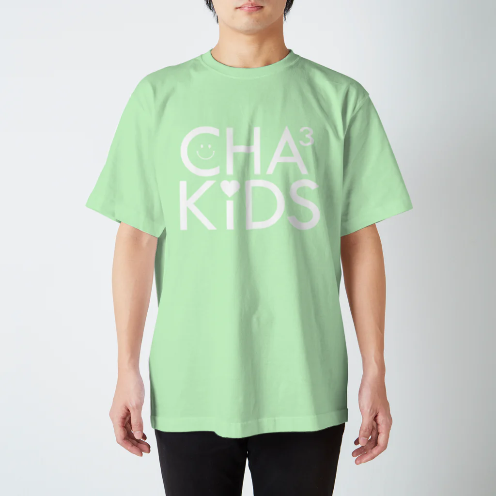 CHA3KIDS 公式グッズのCHA3KIDS WHITE スタンダードTシャツ