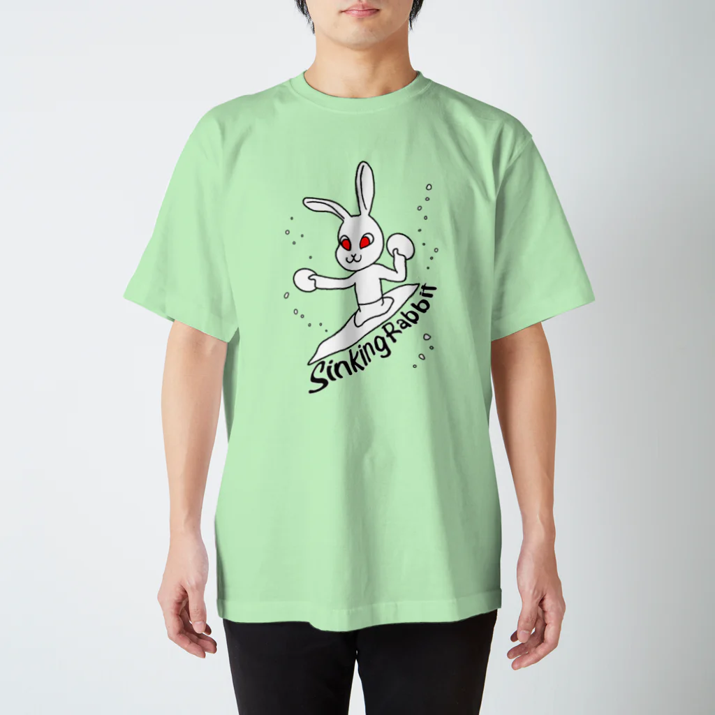 deepsterのSinkingRabbit Regular Fit T-Shirt