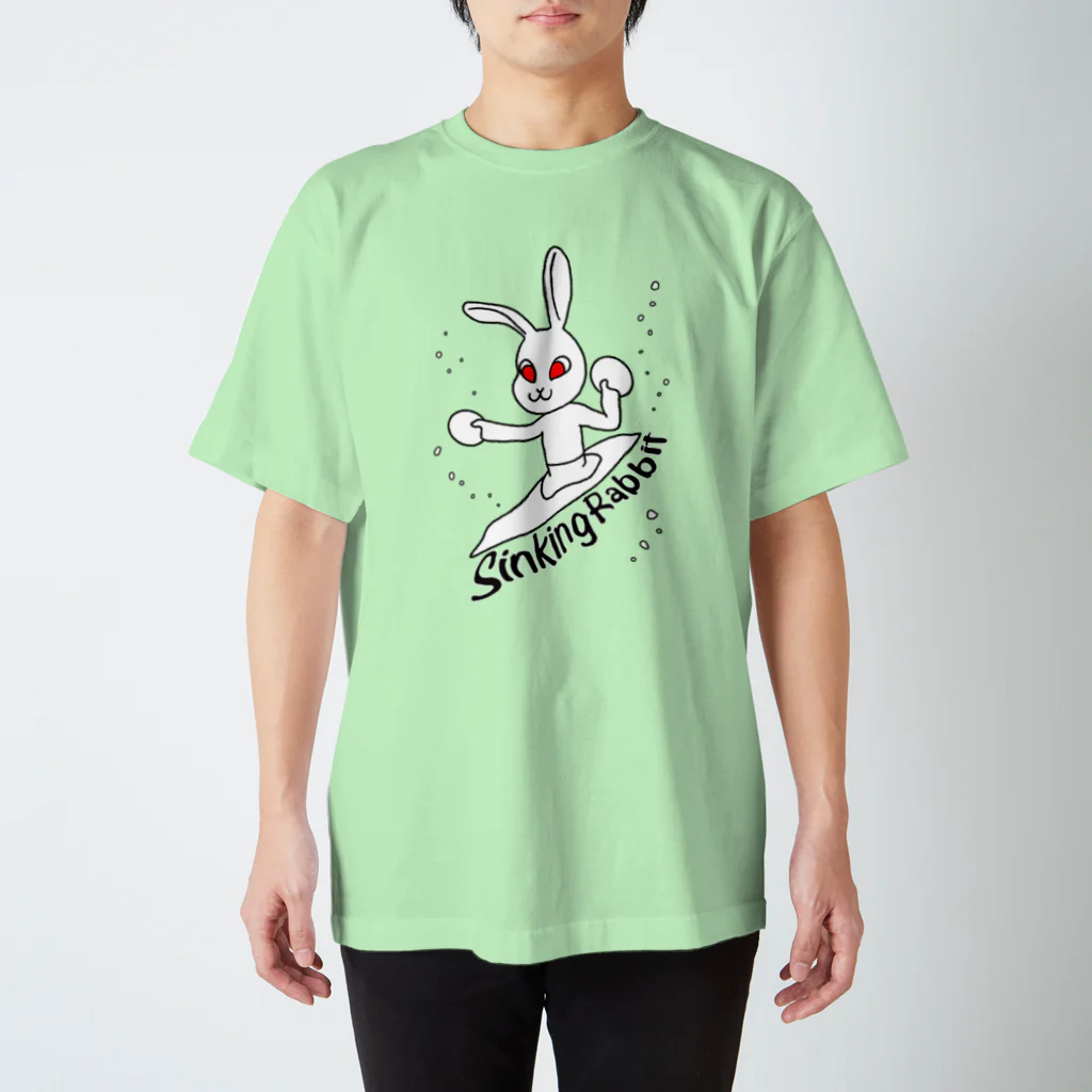 deepsterのSinkingRabbit スタンダードTシャツ