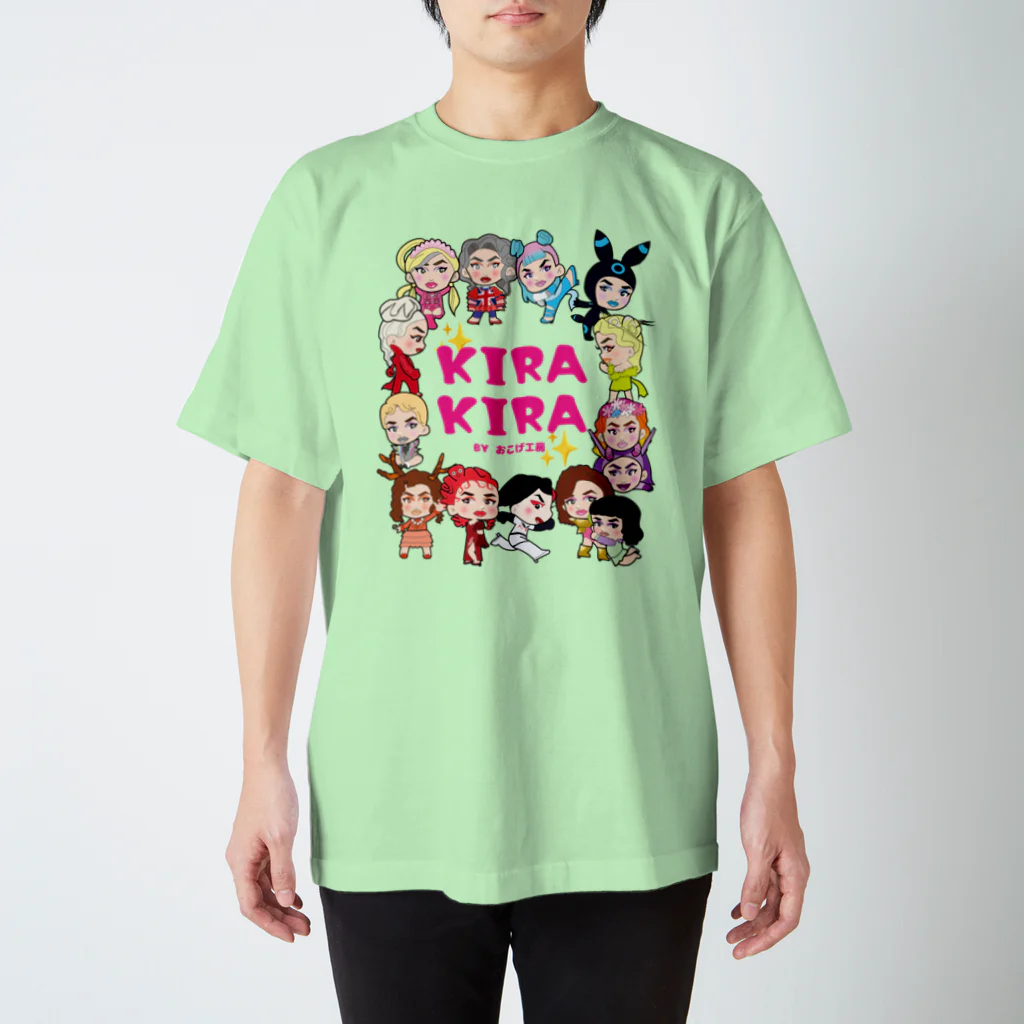 キラキラ参上のKira Kira (Kawaii Chibi) Regular Fit T-Shirt