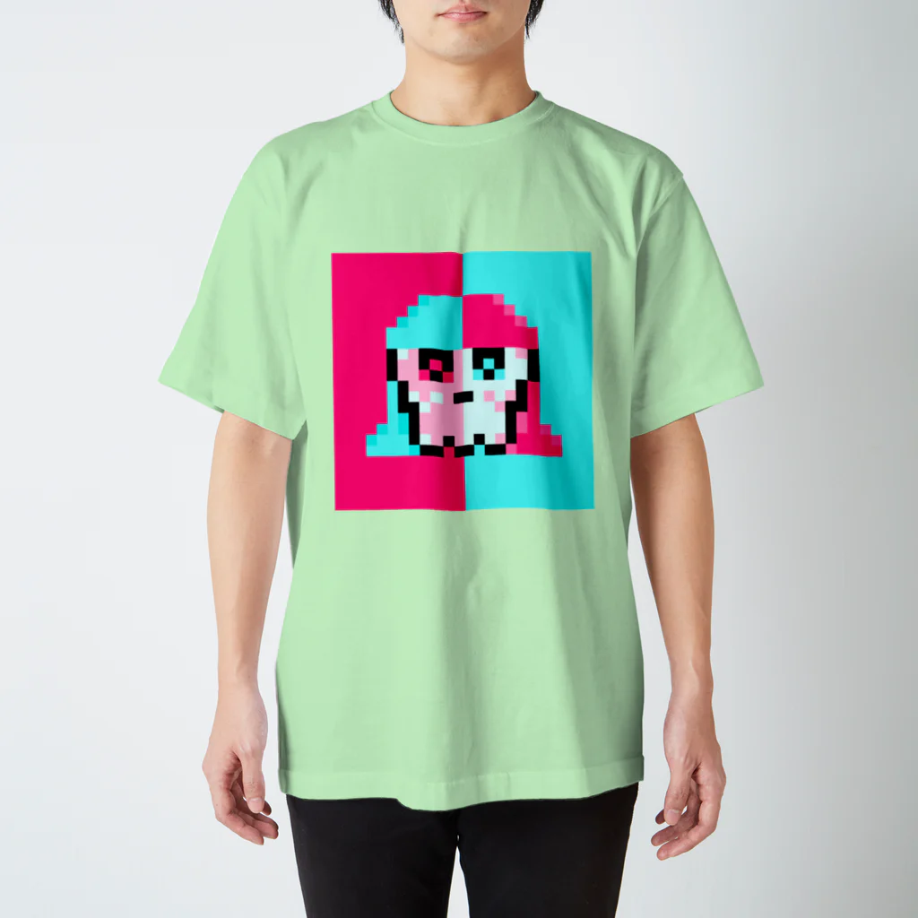 ᵗᵒˡᵘのKawaii SKULL #140 スタンダードTシャツ