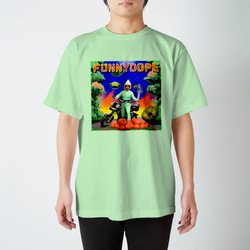 THE FUNNYDOPE SHOPのFunnydopeおじさん01 Regular Fit T-Shirt