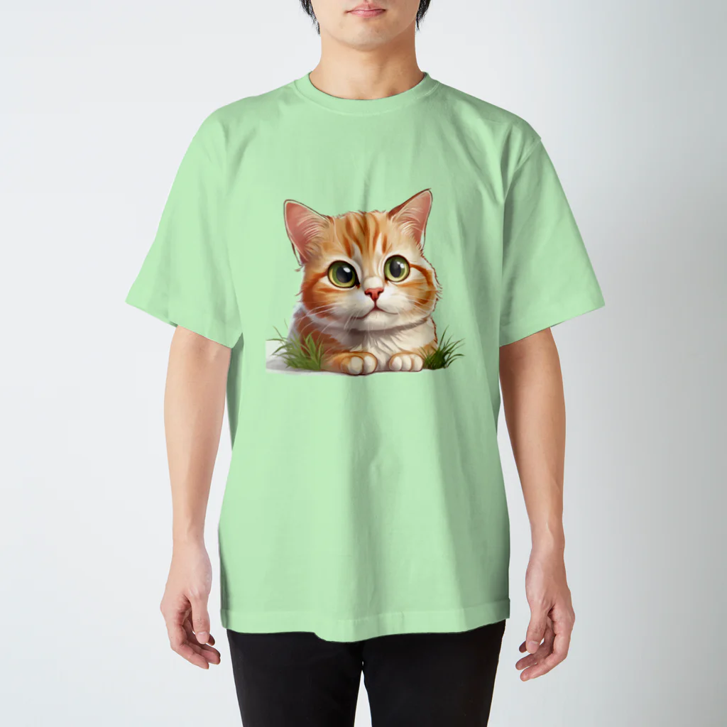 こひさま ショップ - 陽だまりの笑顔のねこのまちまち スタンダードTシャツ