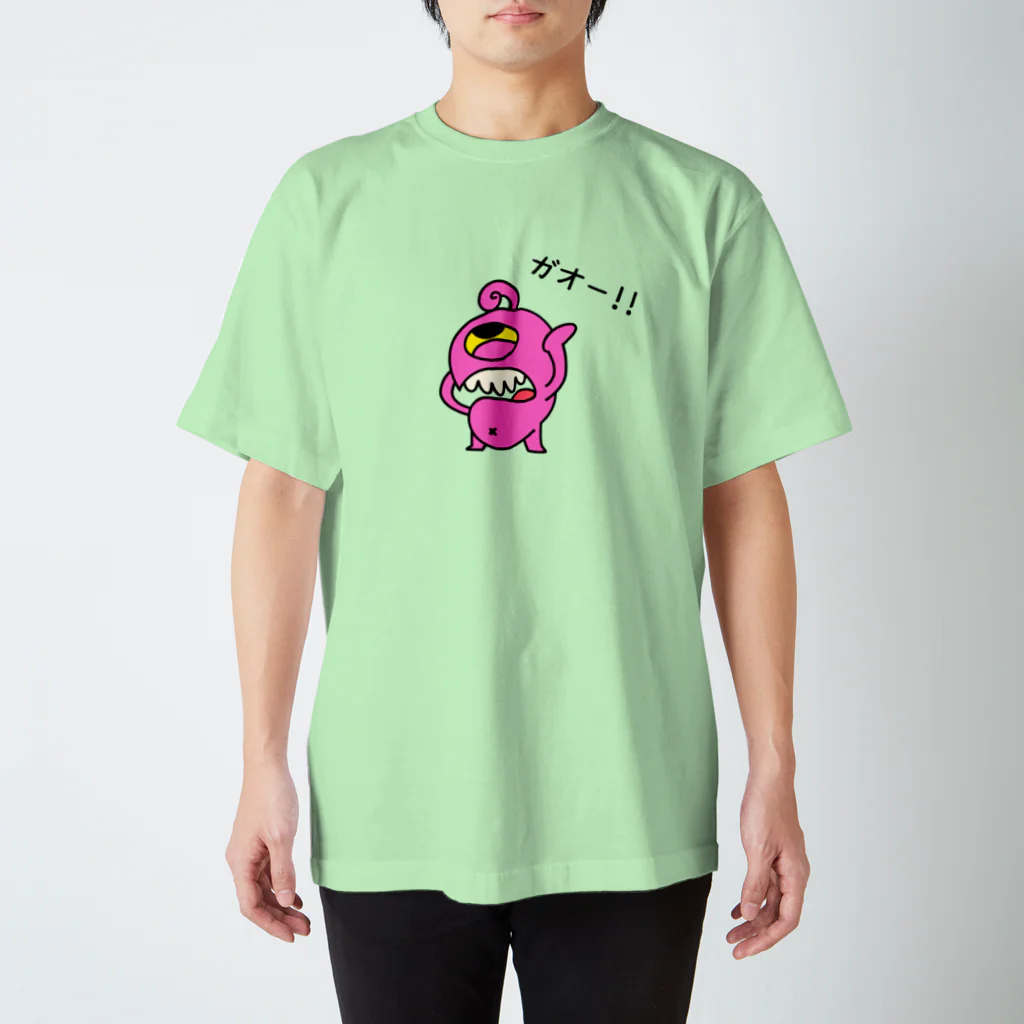 花馬〜Hanauma〜のピンク怪獣 for Kids スタンダードTシャツ