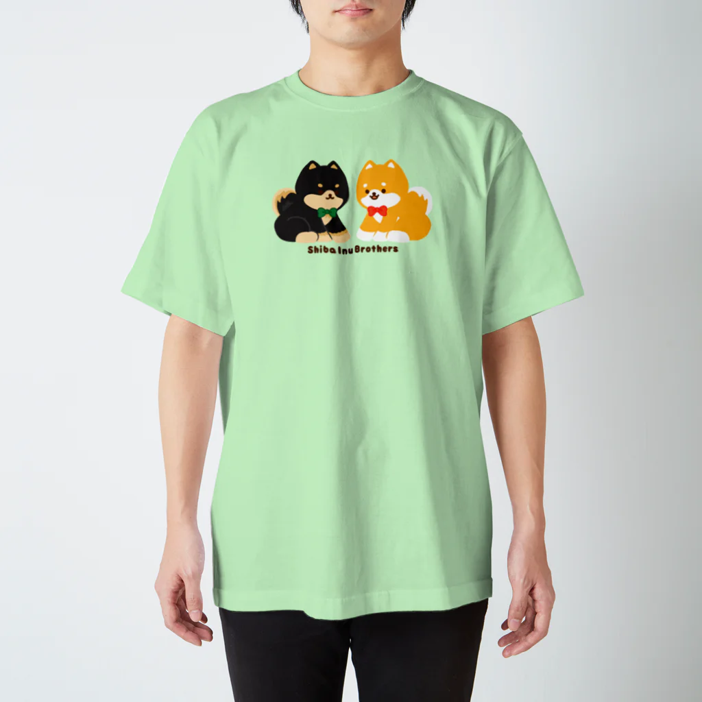 7kuma工房の柴犬兄弟 スタンダードTシャツ