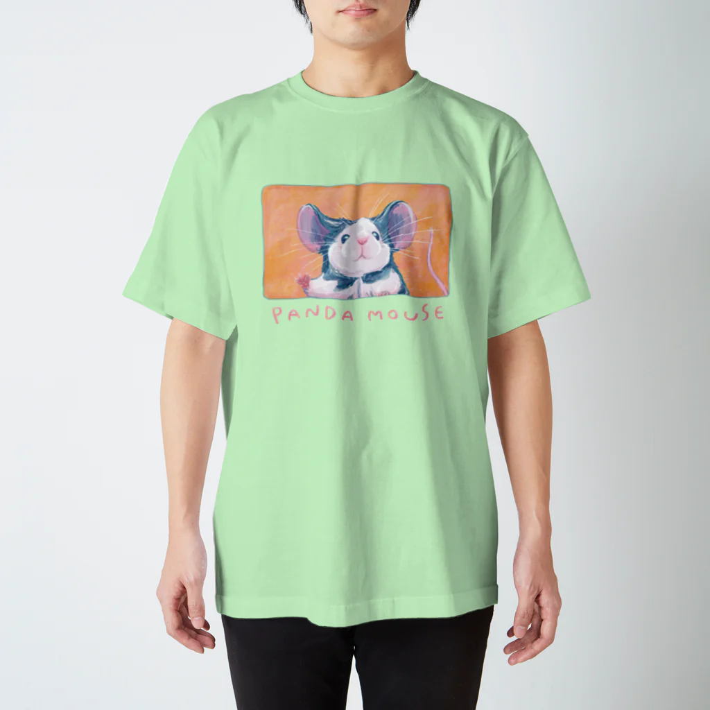 よふかしパーティーのパンダマウスちゃん スタンダードTシャツ