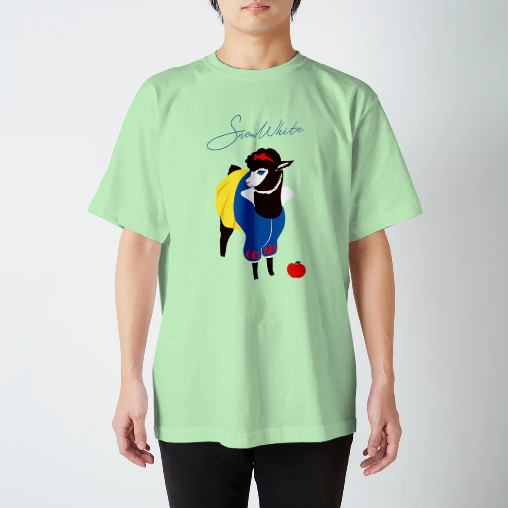 SWISS BLUEのsnow white スタンダードTシャツ