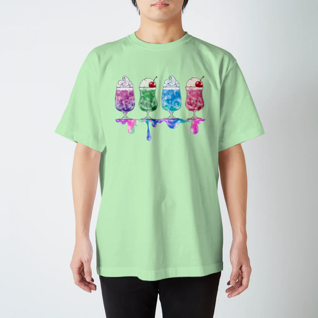 みあまゆあのクリームソーダ スタンダードTシャツ