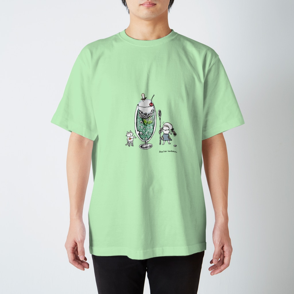 ほっかむねこ屋（アトリエほっかむ）のクリームソーダ Regular Fit T-Shirt