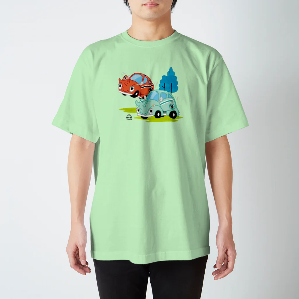 Sunny Place 今瀬のりおのカブトムシカー スタンダードTシャツ