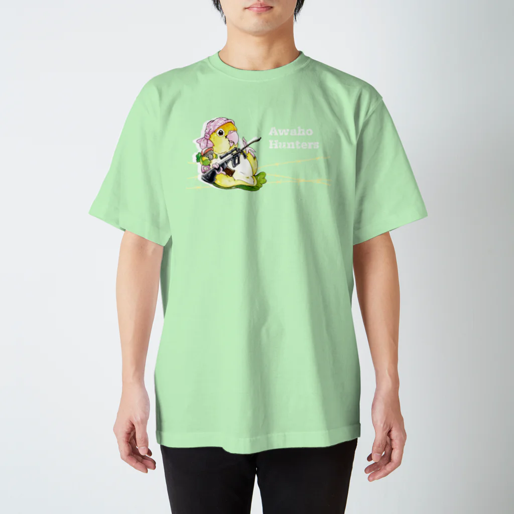 似顔絵工房きすけンちのサバゲーシロハラ隊員 スタンダードTシャツ