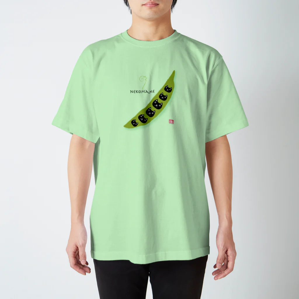 影猫商会の猫豆 Regular Fit T-Shirt