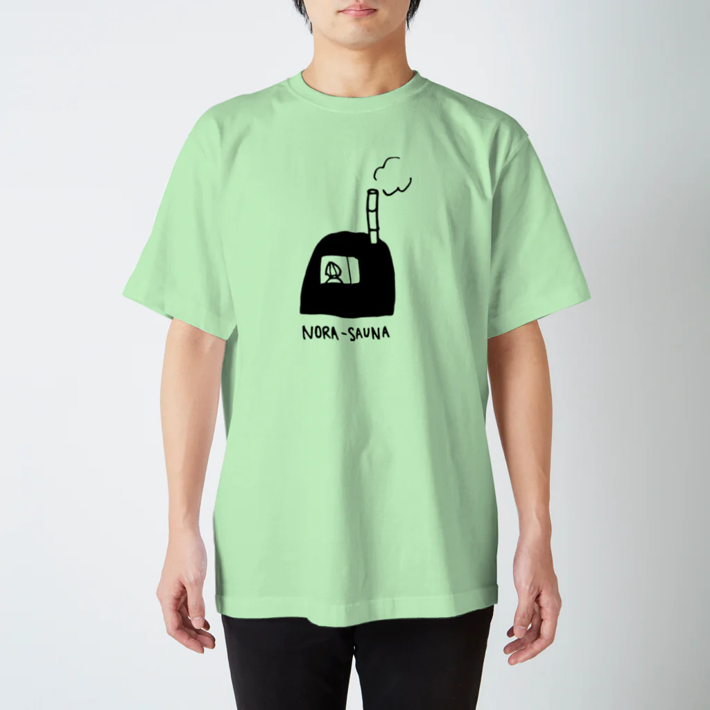 柿木村サ道部の背面プリント有　NORA-SAUNAシリーズ(サウナTシャツ) Regular Fit T-Shirt