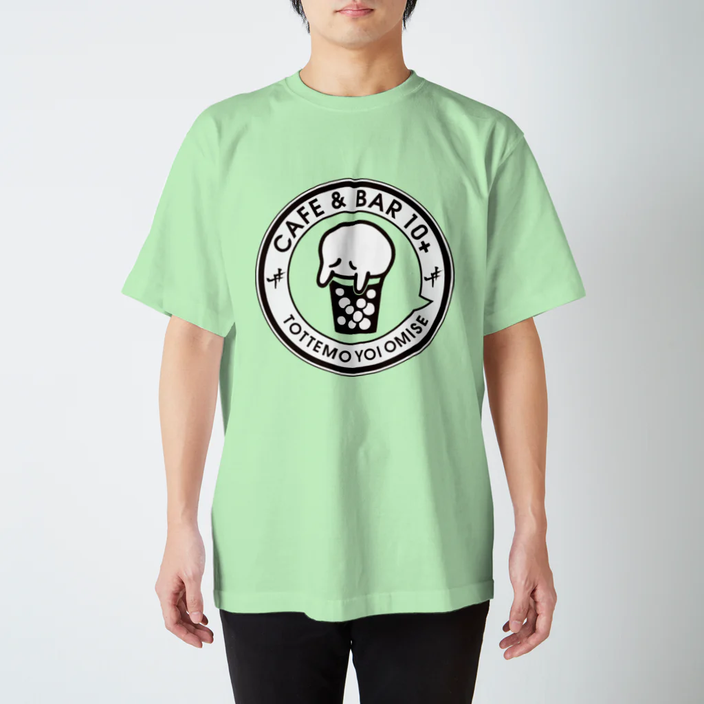 NiSchの「10+」Beer Ghost くん スタンダードTシャツ