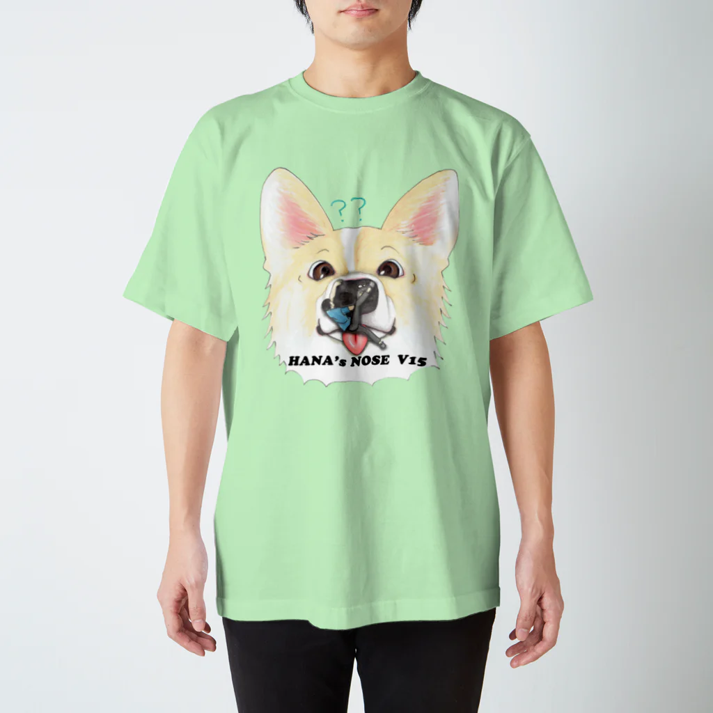 HANA’s NOSE CLIMBINGのHANA's NOSE V15　（前面のみ） スタンダードTシャツ