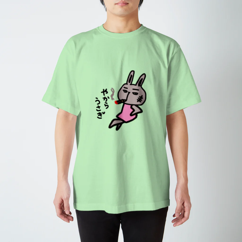 ⋆*⋆ஜ​* ćӈїї⋆ฺ ​ஜ ​｡*のやからウサギ スタンダードTシャツ