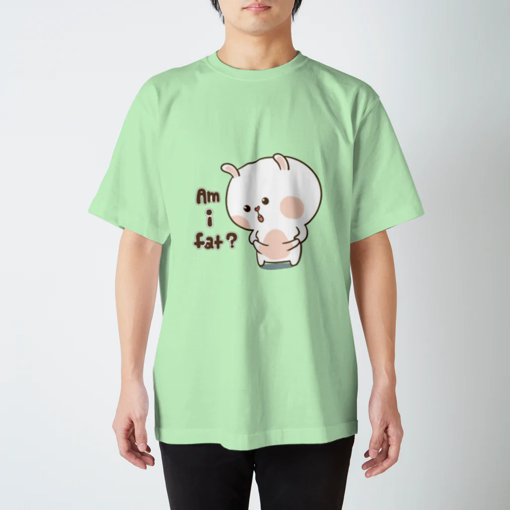 Falcon❤︎のI’am I ....?!  Fat bunny  スタンダードTシャツ