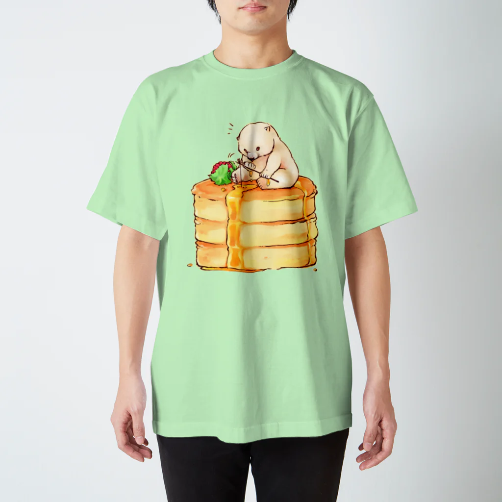 トロ箱戦隊本部のアイスのっけたホットケーキ スタンダードTシャツ